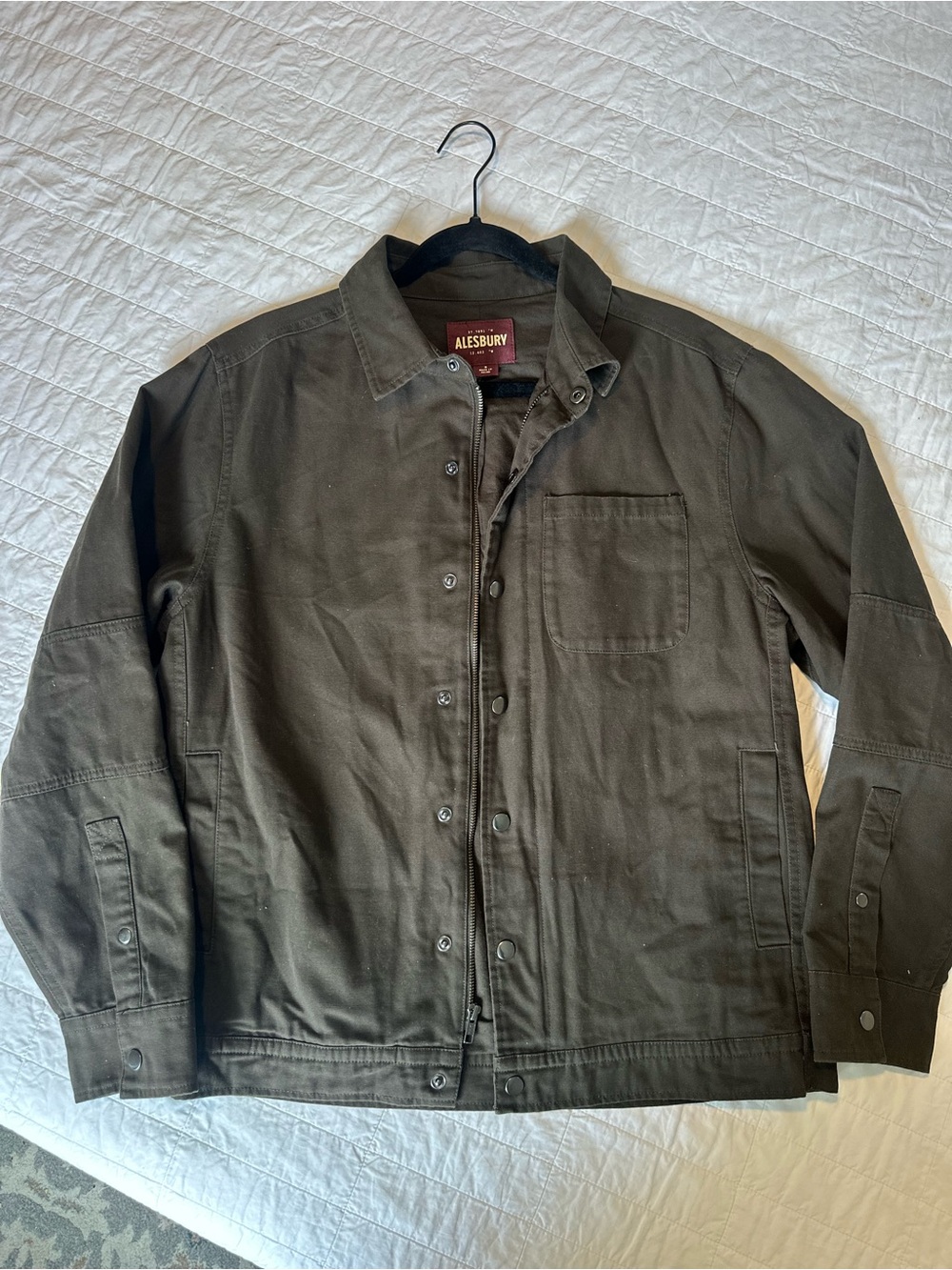 Alesbury Men's Olive Chore/Shirt Jacket – Size M